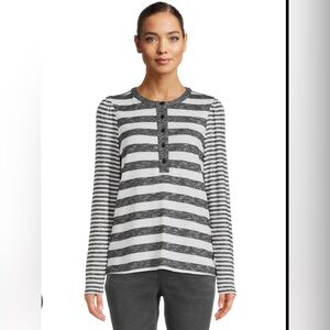 Striped Henley top NWT